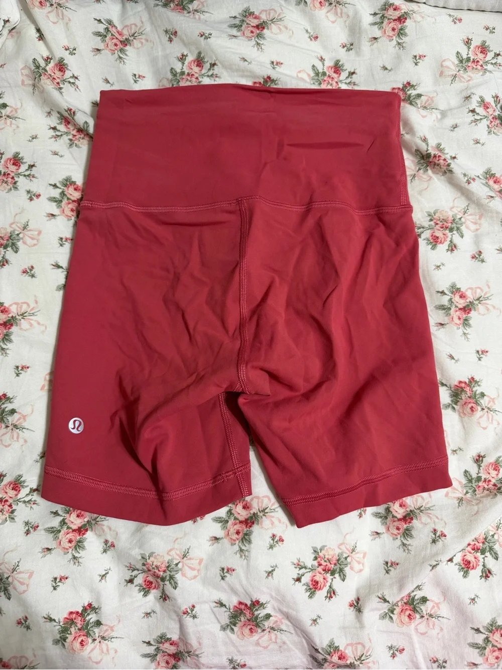 lululemon athletica wunder train High-Rise Bike Shorts in Rose
